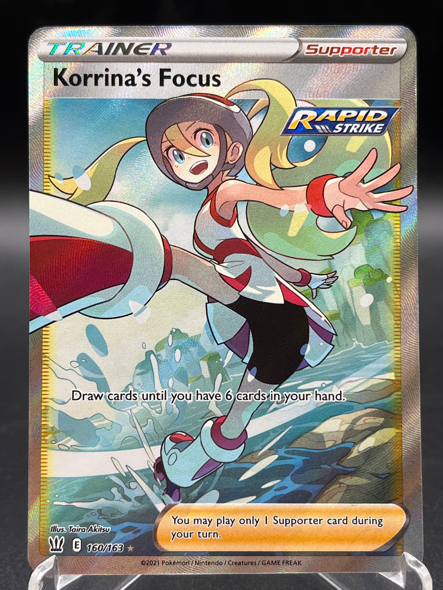 Pokémon TCG: 2021 Korrina's Focus 160/163 SWSH: Battles Styles