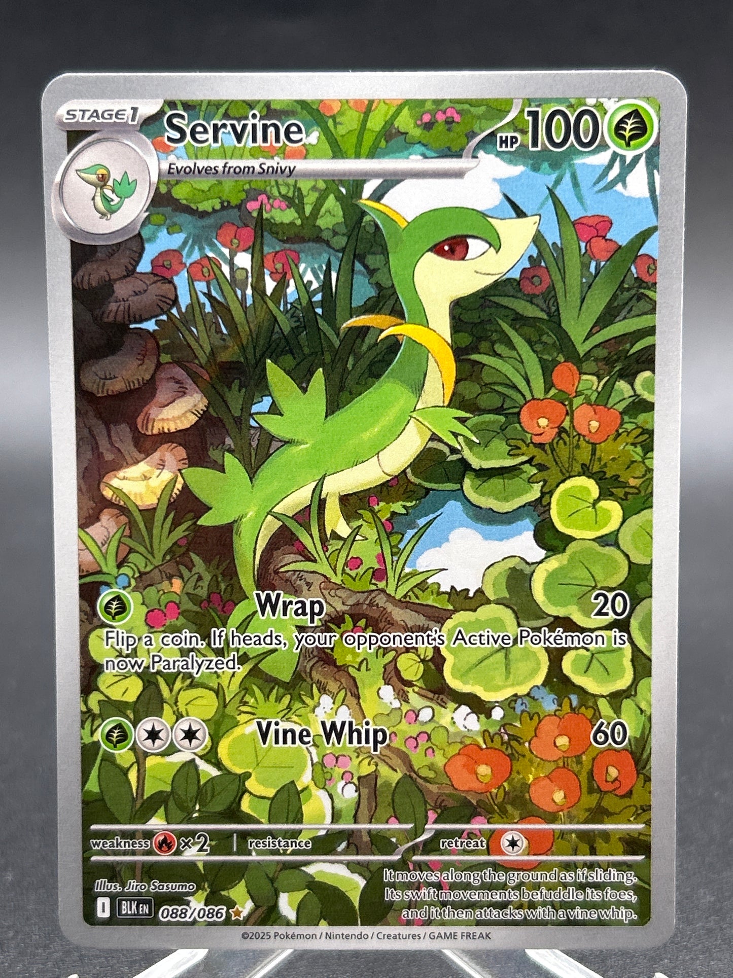 Pokémon TCG: 2025 Servine 088/086 SV: Black Bolt