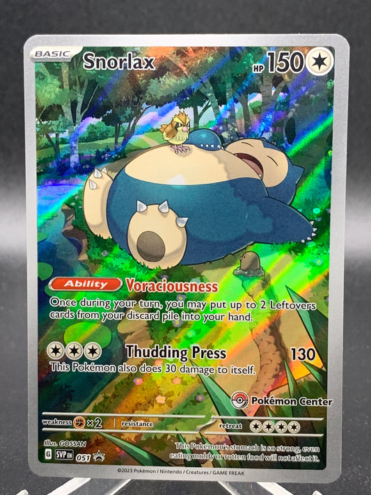 Pokémon TCG: Snorlax - SVPen 051 - Scarlet & Violet Promo Pokemon Center