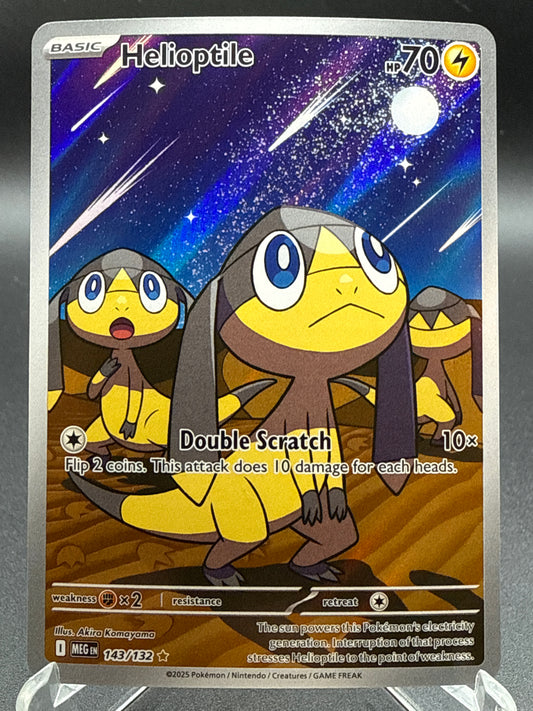 Pokémon TCG: 2025 Helioptile - 143/132 - MEG: Mega Evolution