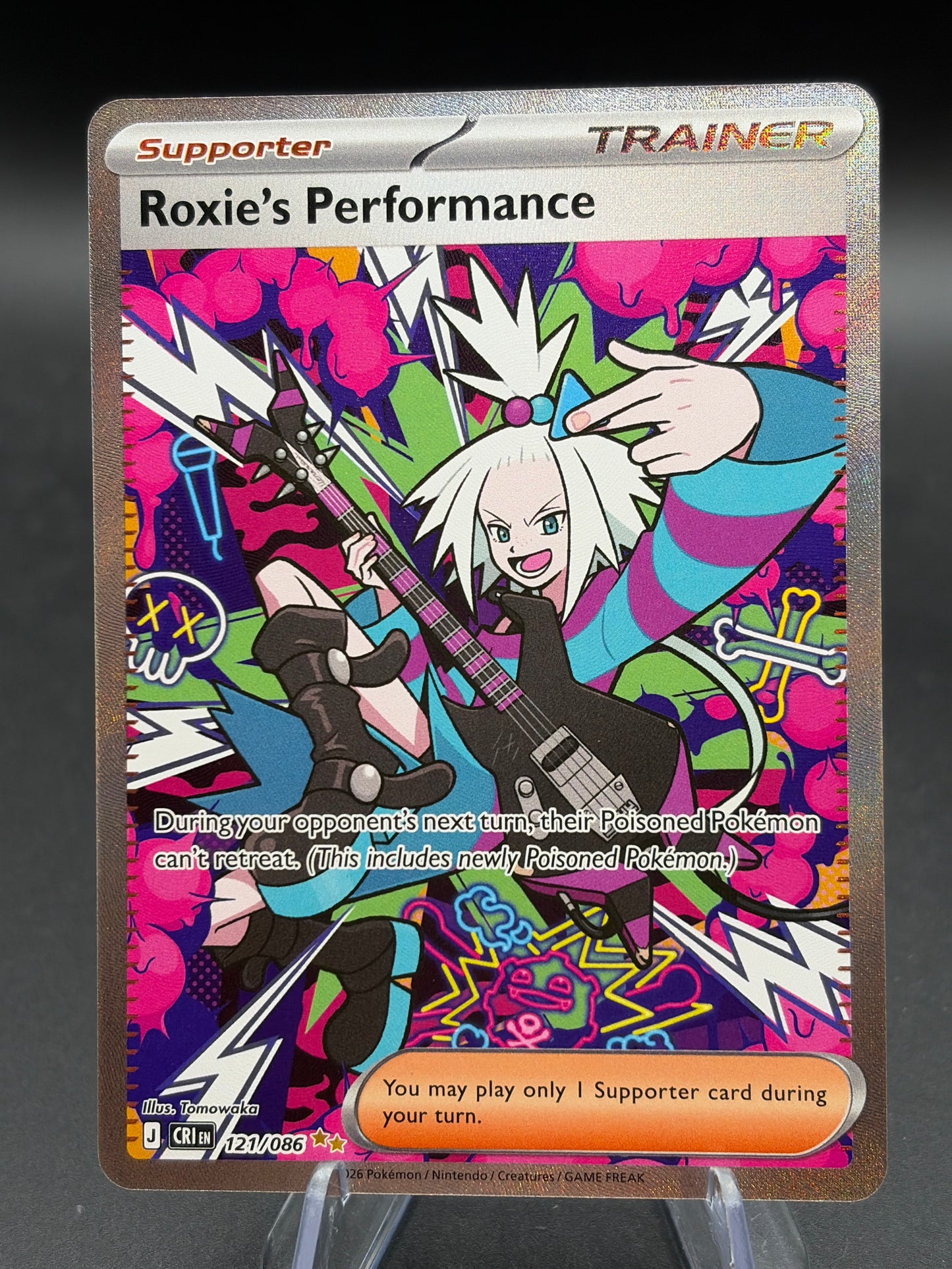 Pokémon TCG: Roxie's Performance - 121/086 - ME04: Chaos Rising (CRI)