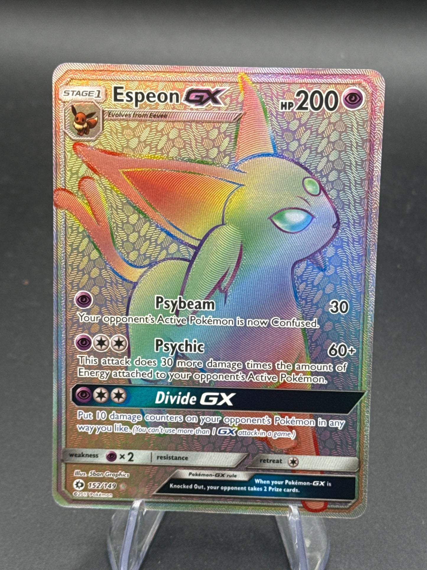 Pokémon TCG: 2017 Espeon GX 152/149 SM: Sun & Moon Base Set