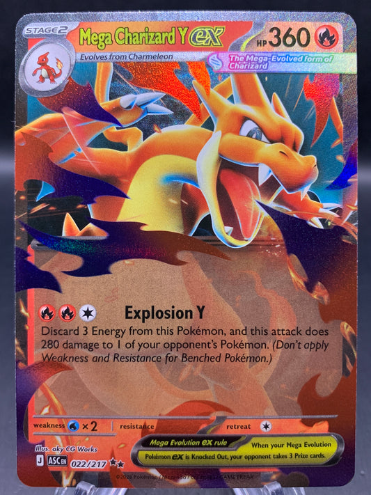 Pokémon TCG: 2026 Mega Charizard Y ex - 022/217 - ME: Ascended Heroes