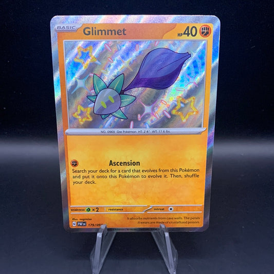 Pokémon TCG: 2024 Glimmet 179/091 S&V Paldean Fates Baby Shiny