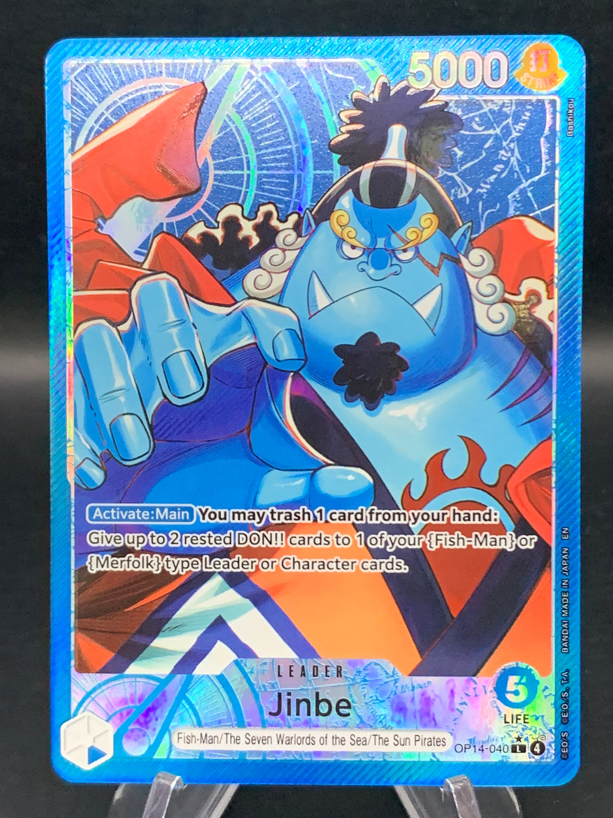 One Piece TCG: Jinbe - OP14-040 - The Azure Sea's Seven