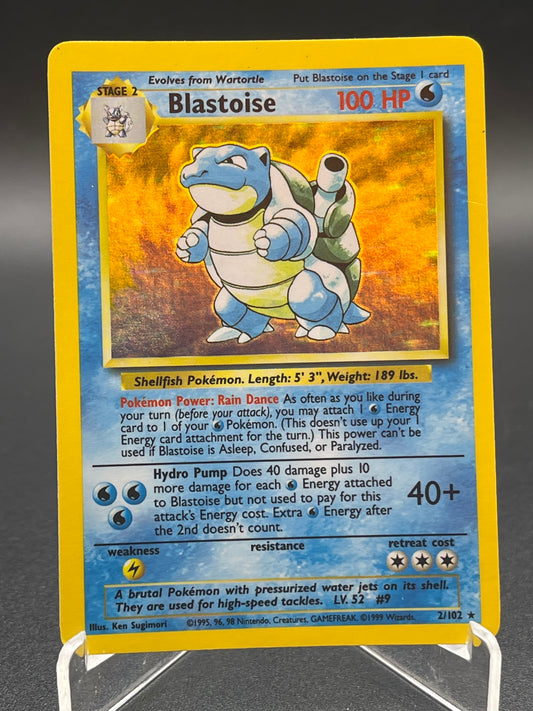 Pokémon TCG: 1999 Blastoise 2/102 Base Set