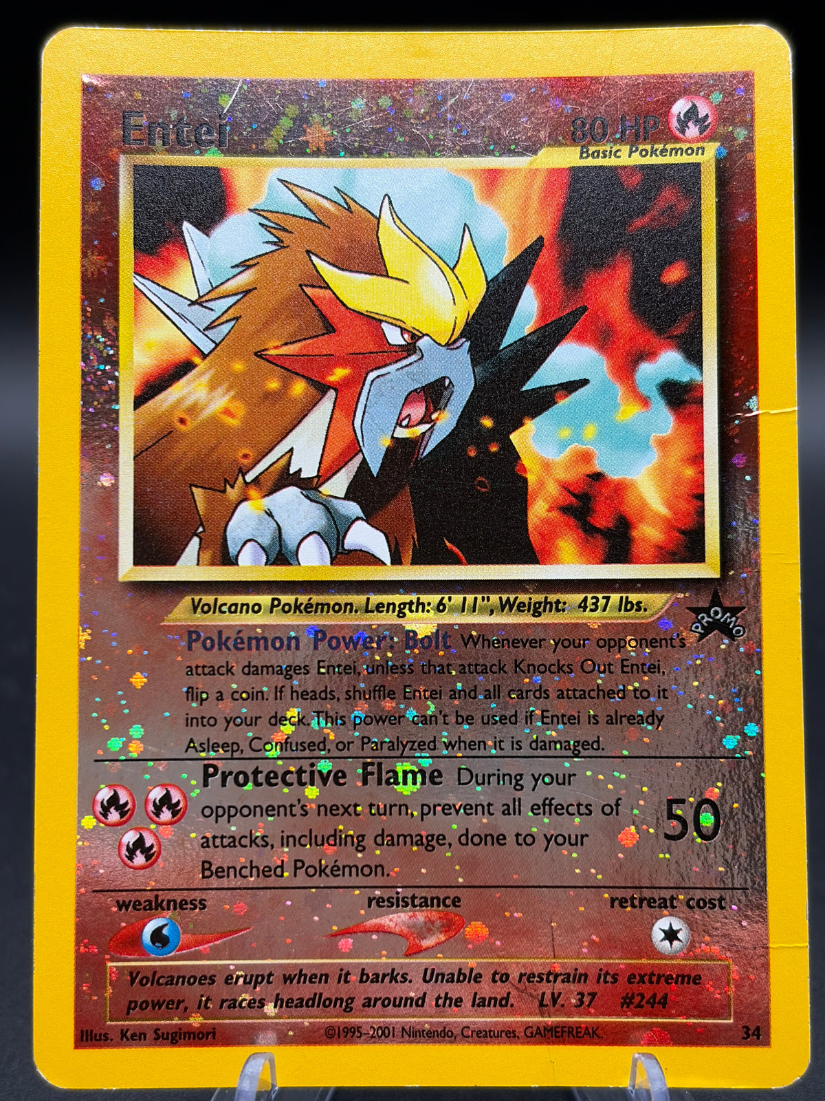 Pokémon TCG: 2001 Entei - #34 - WoTC Promo