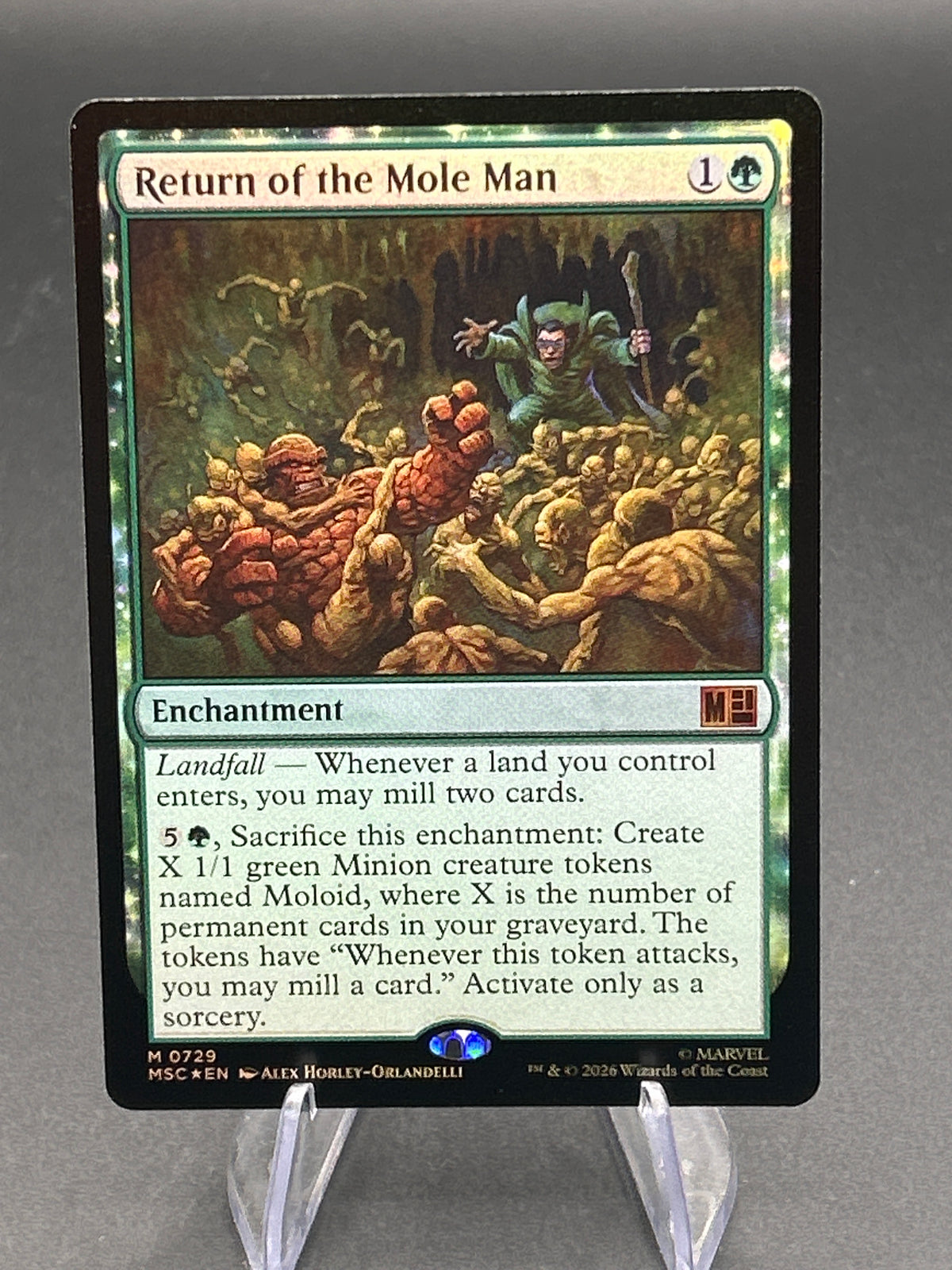 MTG TCG: 2025 Return of the Mole Man - Foil  - Commander: Marvel Super Heroes (MSC)