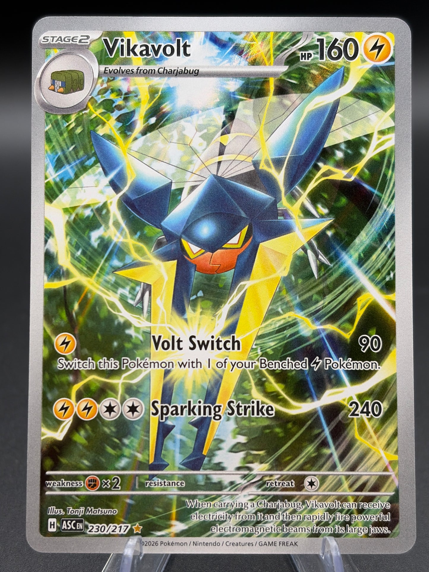 Pokémon TCG: 2026 Vikavolt - 230/217 - Ascended Heroes
