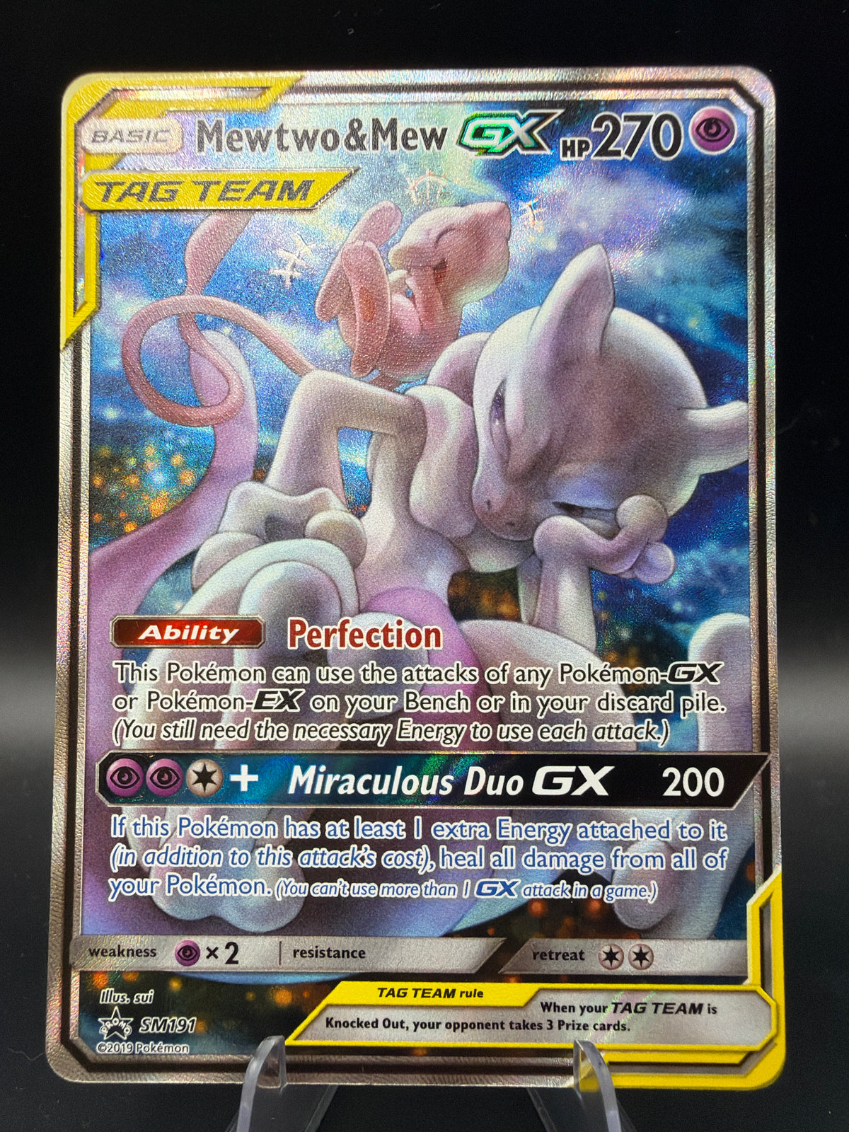 Pokémon TCG: 2019 Mewtwo & Mew GX - SM191 - SM Promo