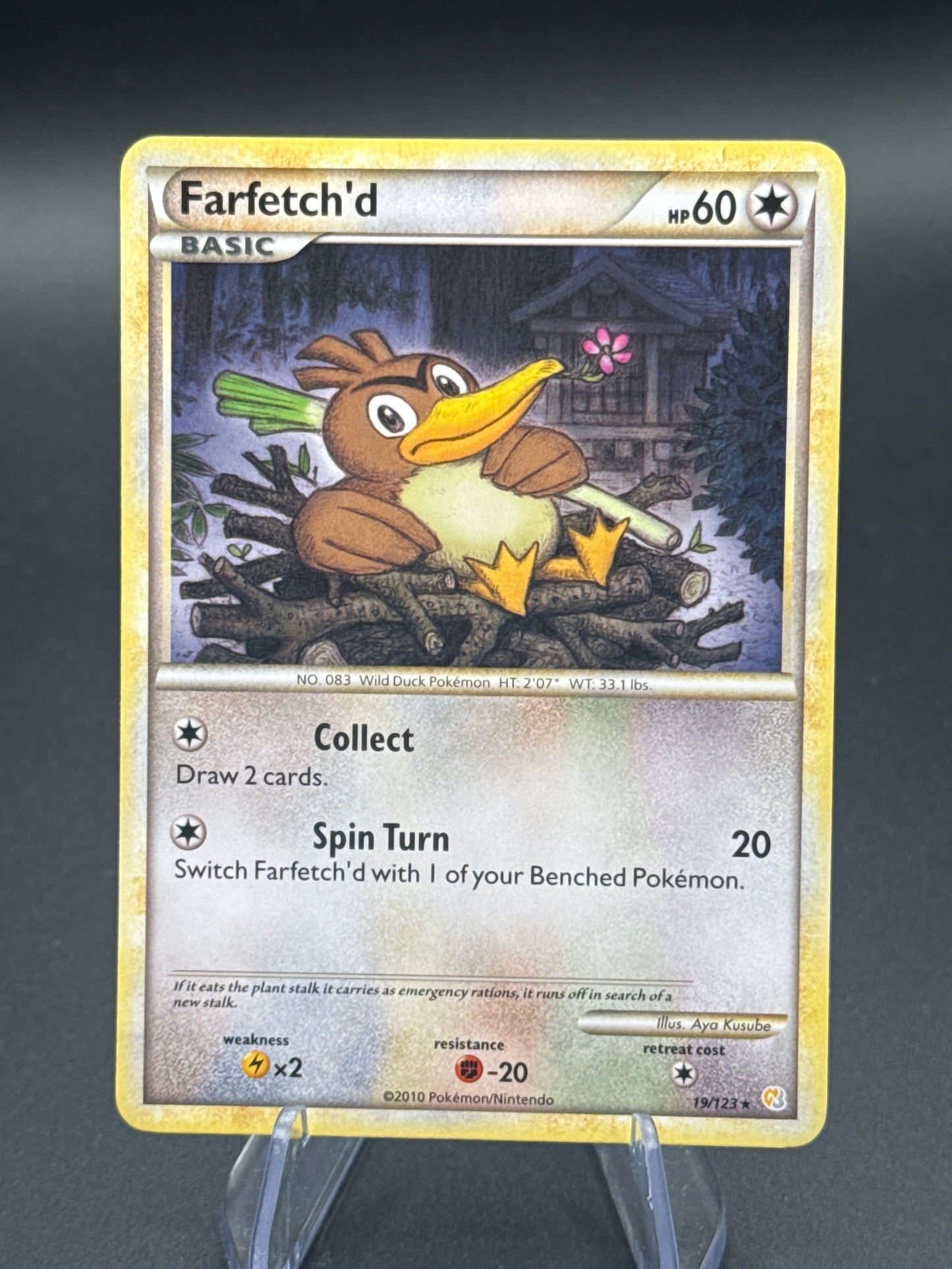 Pokémon TCG: 2010 Farfetch'd 19/123 - HeartGold SoulSilver