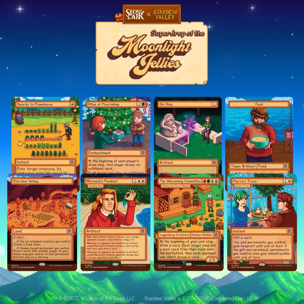 Magic The Gathering: Secret Lair Drop - Secret Lair x Stardew Valley - Regular Edition