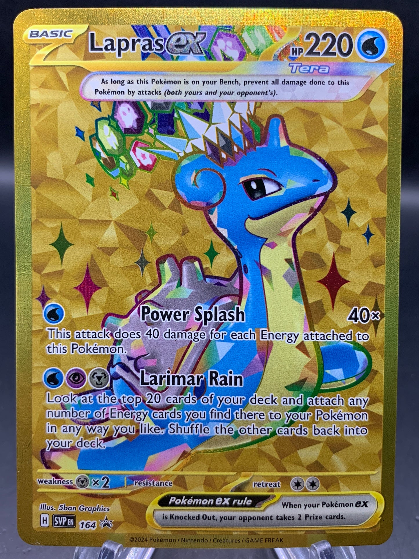 Pokémon TCG: 2024 Lapras ex - #164 - SV: Scarlet & Violet Promos