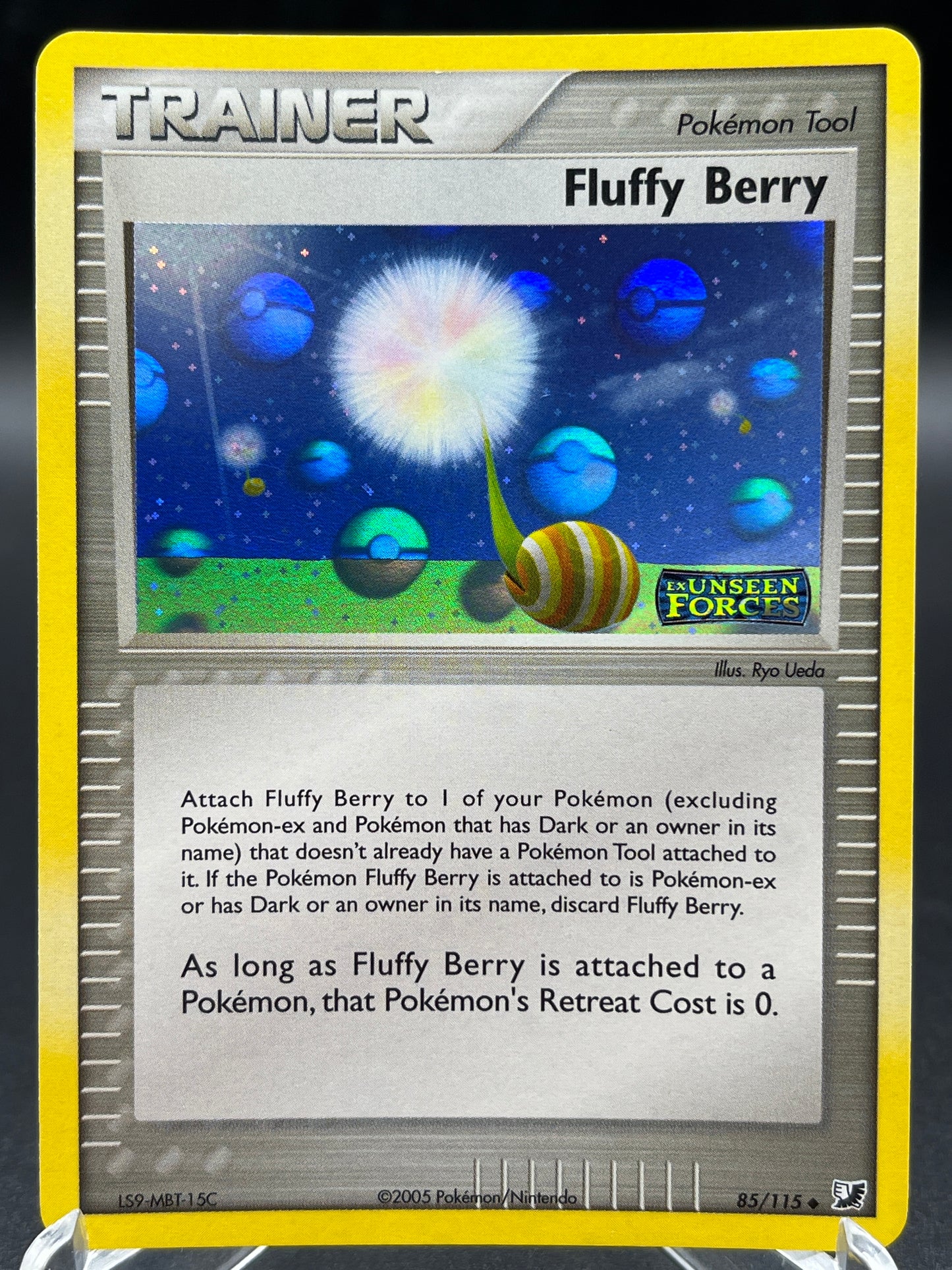 Pokémon TCG: 2005 Fluffy Berry 85/115 Unseen Forces Reverse Holo