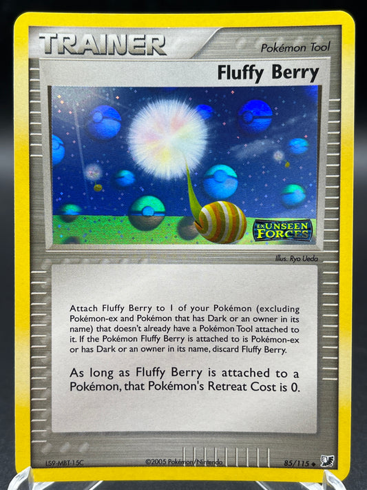 Pokémon TCG: 2005 Fluffy Berry 85/115 Unseen Forces Reverse Holo