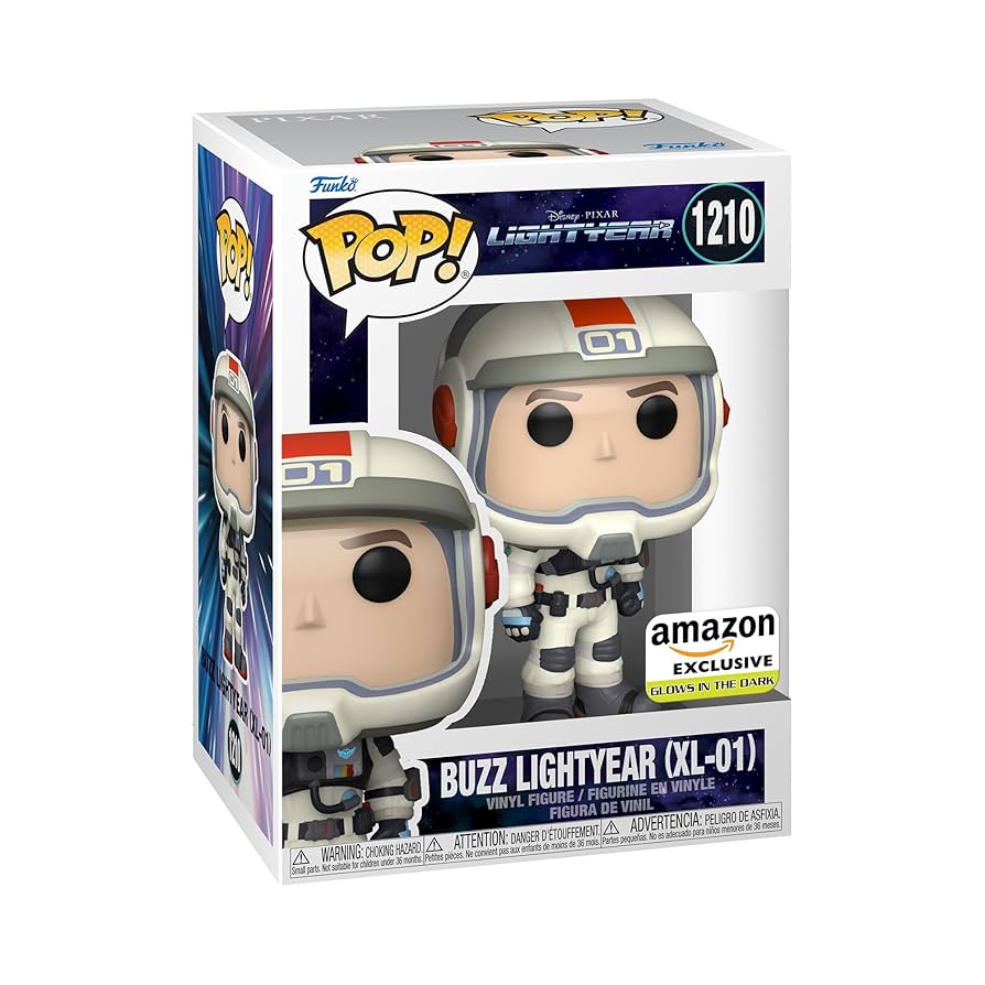 Funko Pop! Disney: Buzz Lightyear [XL-01] 1210 (Amazon Exclusive Glow in The Dark)