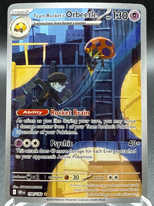 Pokémon TCG: 2025 Team Rocket's Orbeetle - 198/182 - SV: Destined Rivals