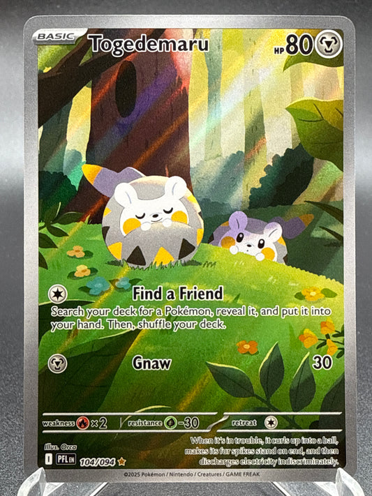 Pokémon TCG: 2025 Togedemaru 104/094 PFL: Phantasmal Flames