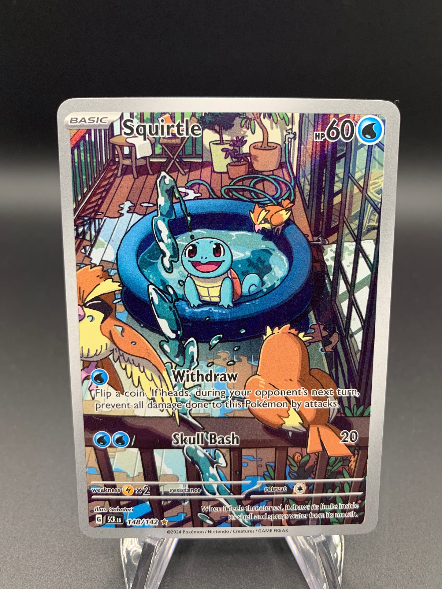 Pokémon TCG: 2024 Squirtle - 148/142 - S&V: Stellar Crown
