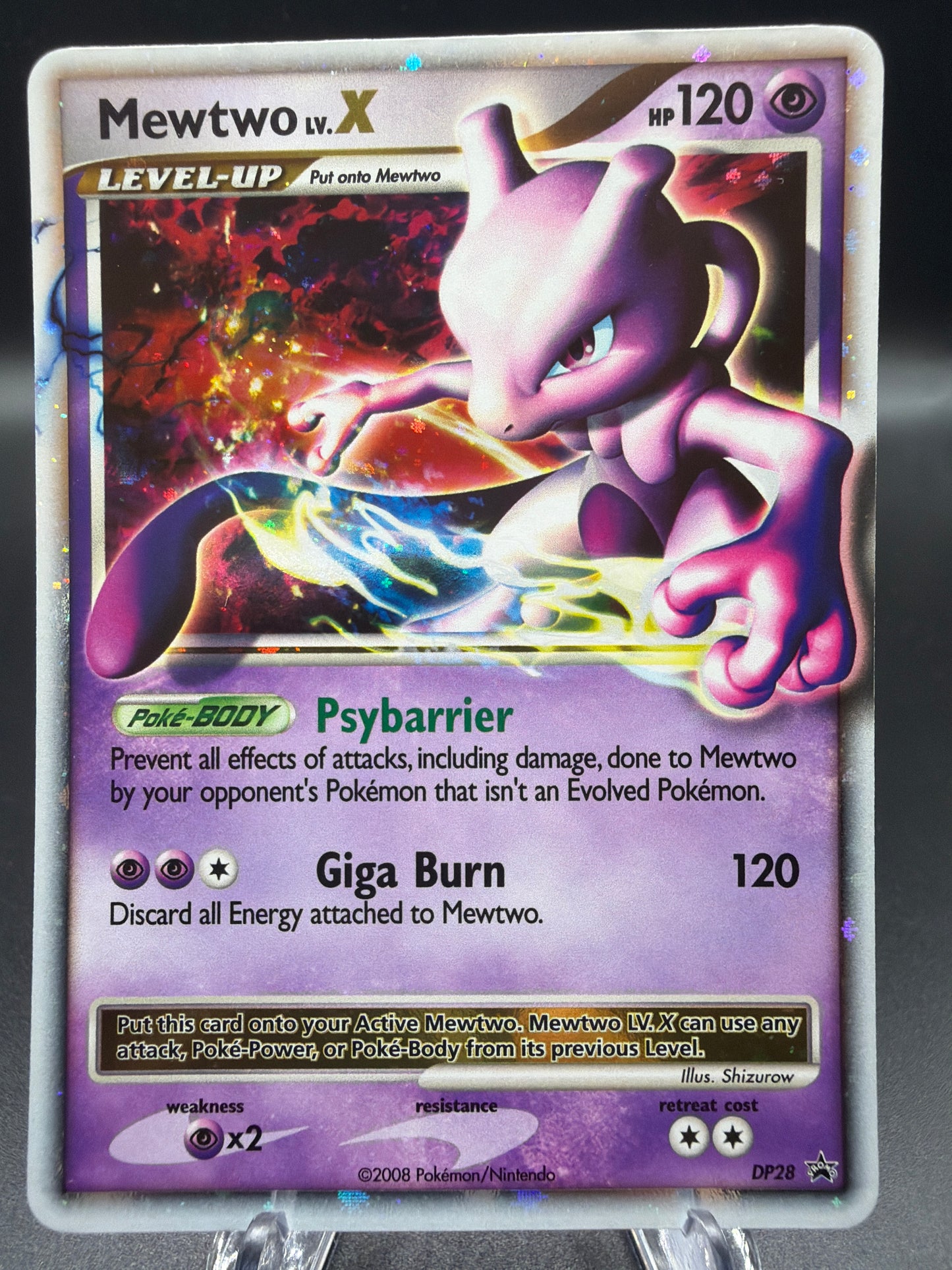 Pokémon TCG: 2007 - Mewtwo LV.X - DP28 - DP: Promo