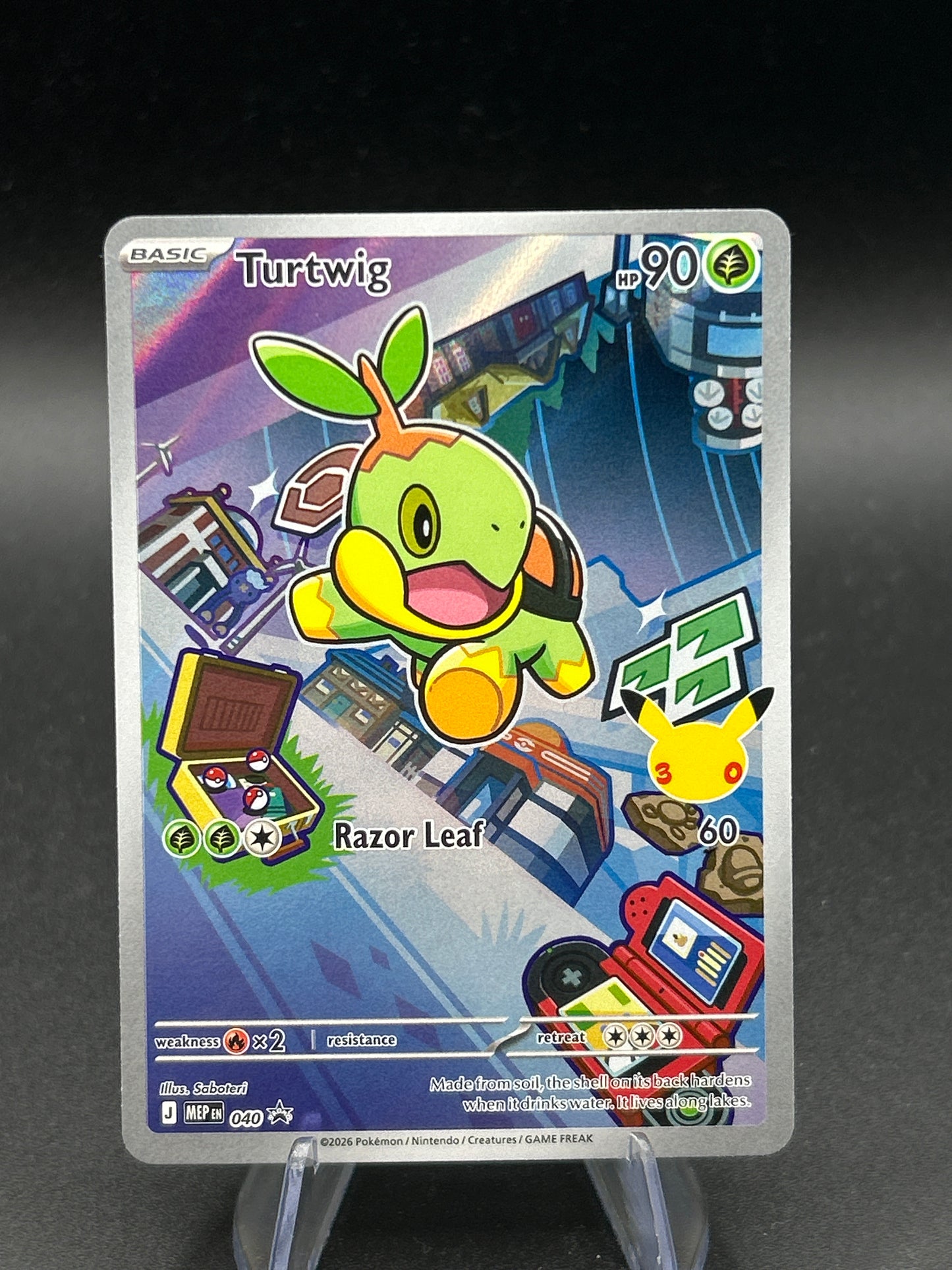 Pokémon TCG: 2026 Turtwig - #040 - Mega Evolution Promos