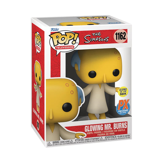 Funko PoP! TV: The Simpsons Glowing Mr. Burns 1162 - Glow in the Dark (Previews Exclusive)