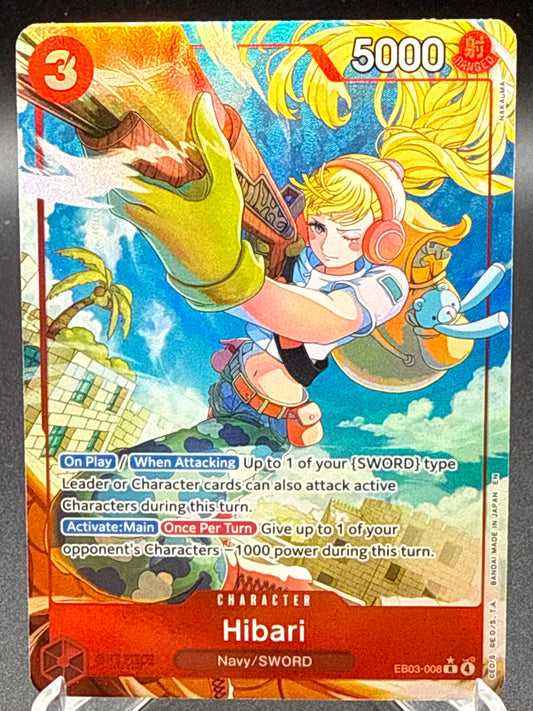 One Piece TCG: 2026 Hibari - EB03-008 - Extra Booster:  Heroines Edition