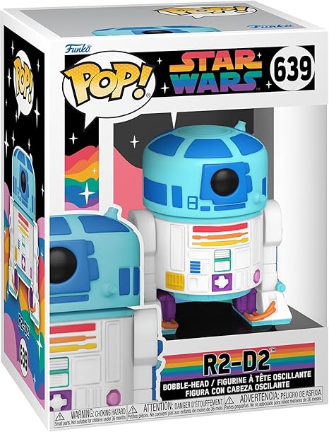 Funko PoP! Star Wars: R2-D2 639 (Pride Collection)