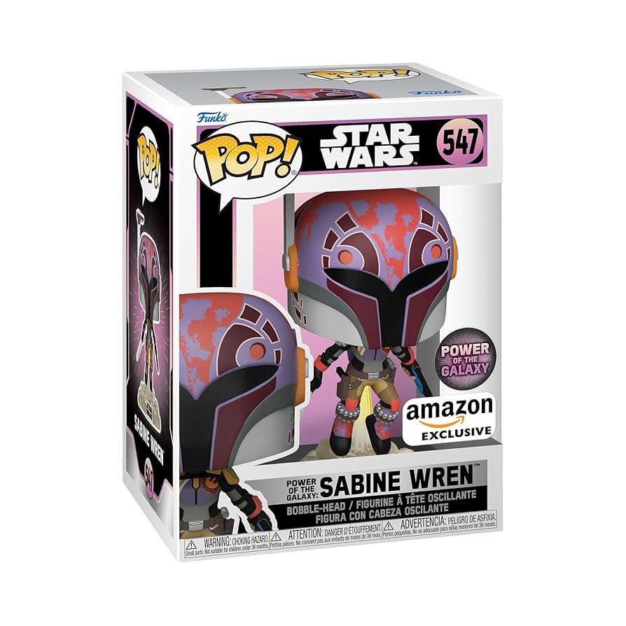 Funko PoP! Star Wars: Sabine Wren (with Darksaber) 547 (Power of the Galaxy)(Amazon Exclusive)
