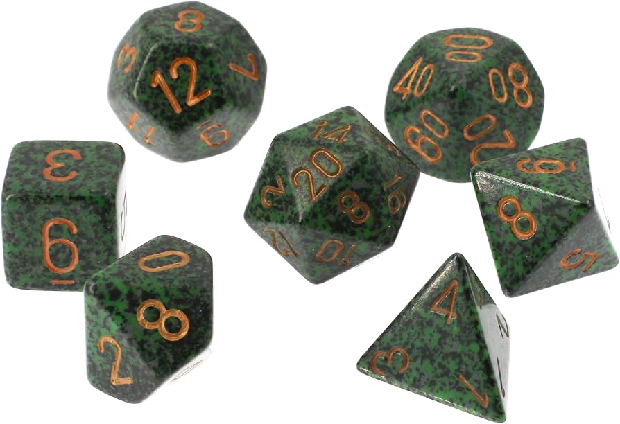 Chessex: Dice Speckled Gold 7 Dice Set