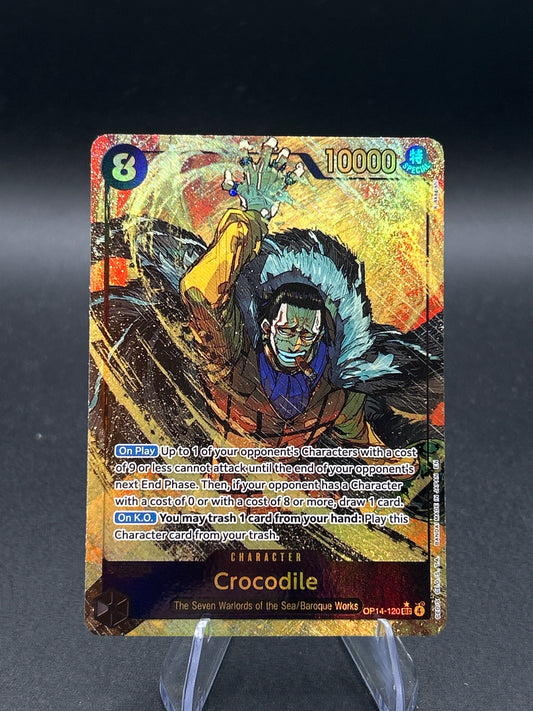 One Piece TCG: 2026 Crocodile - OP14-120 (Alternate Art) - The Azure Sea's Seven (OP14)