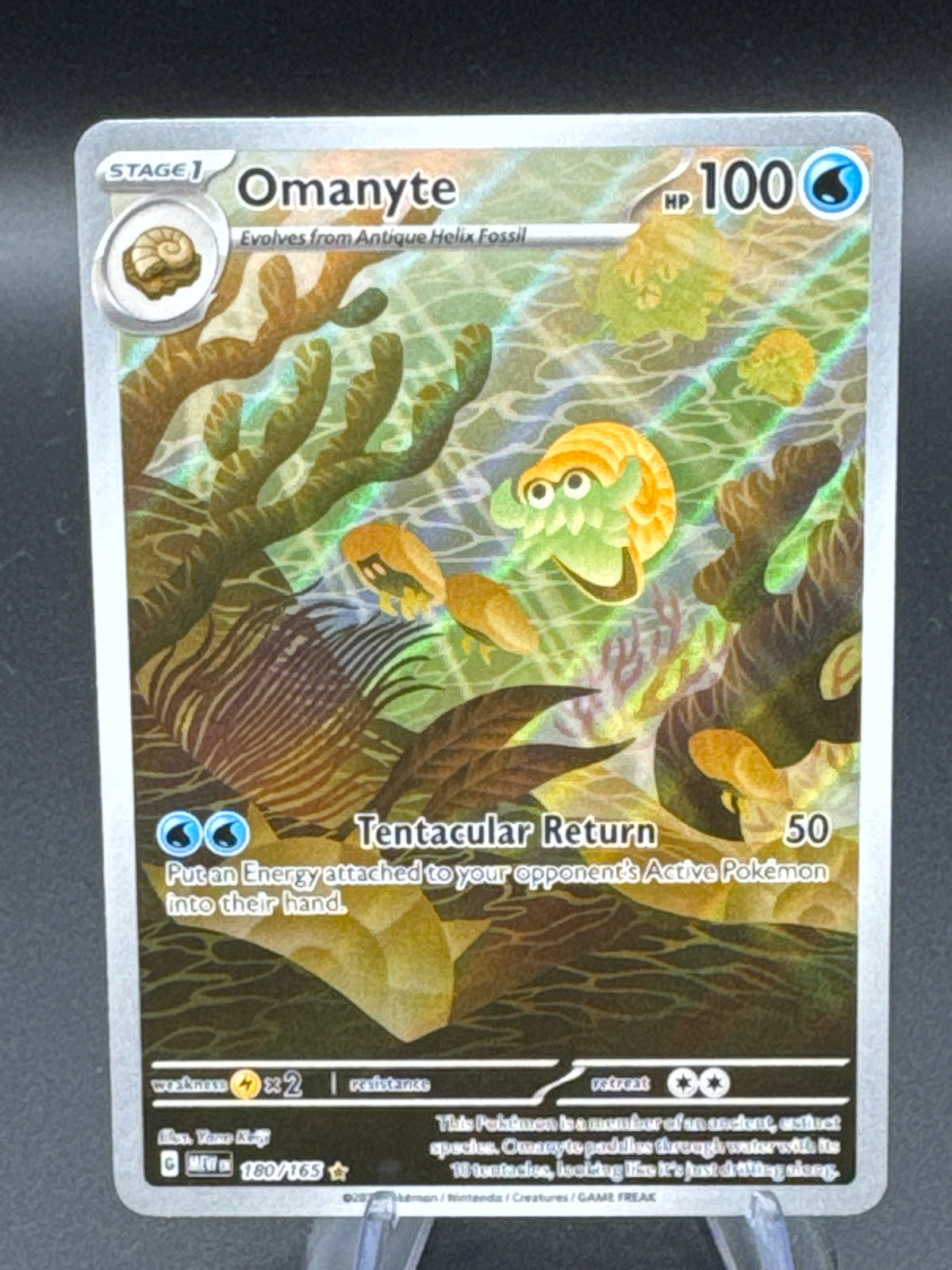 Pokémon TCG: 2023 Omanyte - 180/165 - Scarlet & Violet 151