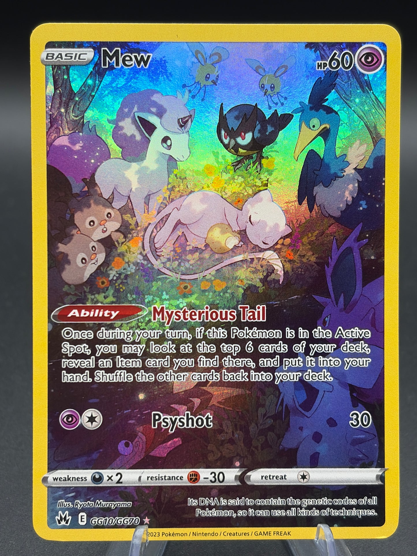 Pokémon TCG: 2023 Mew GG10/GG70 SWSH: Crown Zenith Galarian Gallery (Lightly Played)