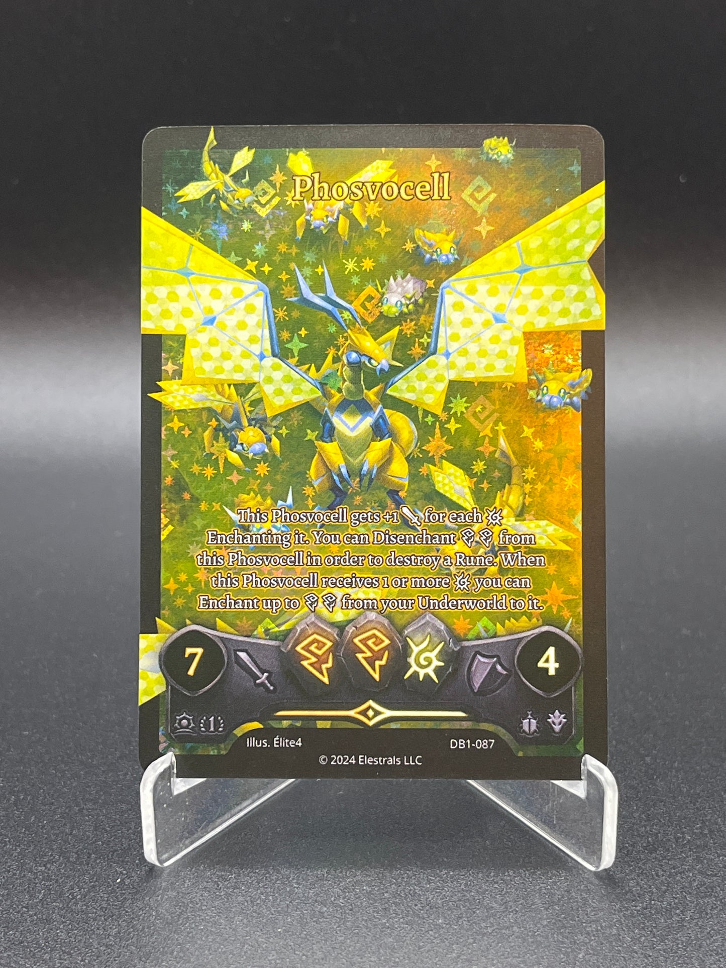 Elestrals TCG: Phosvocell (Full Art) - Daybreak [First Edition] (DB1)