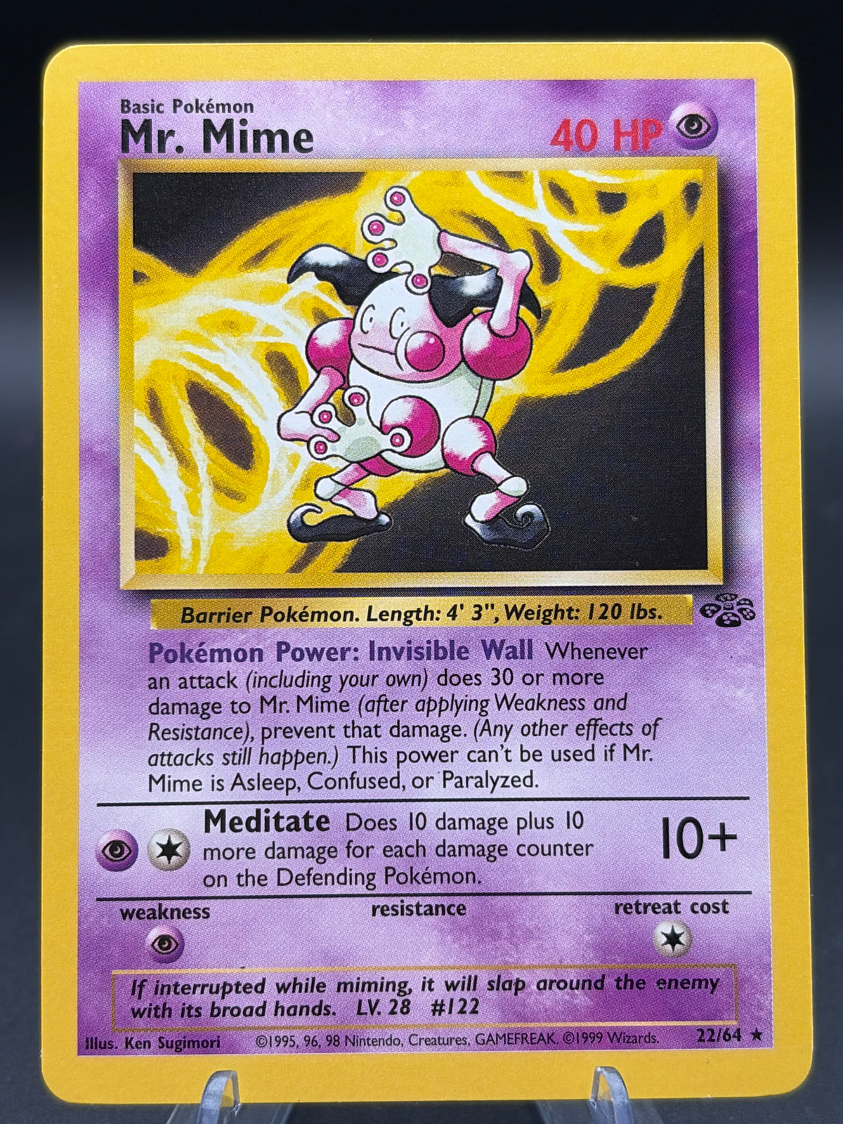 Pokémon TCG: 1999 Mr. Mime 22/64  - Jungle