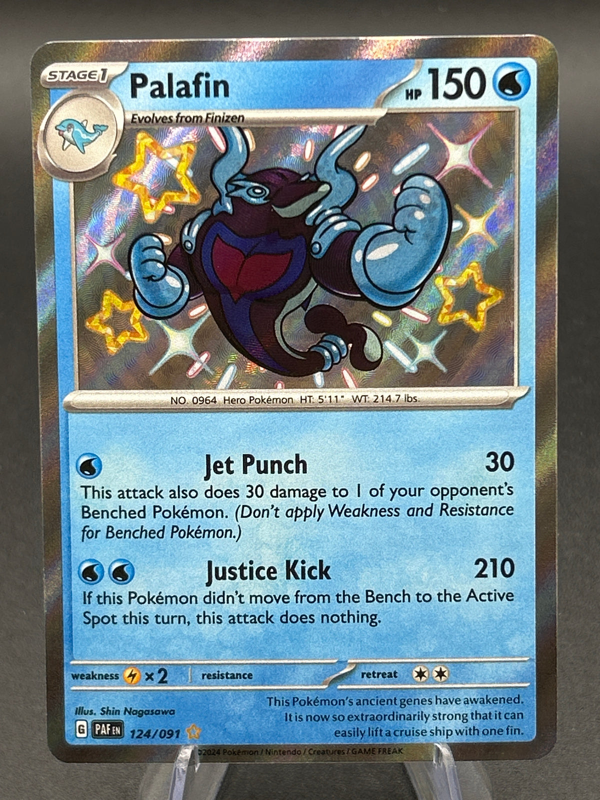 Pokémon TCG: 2024 Palafin - 124/091 - S&V Paldean Fates