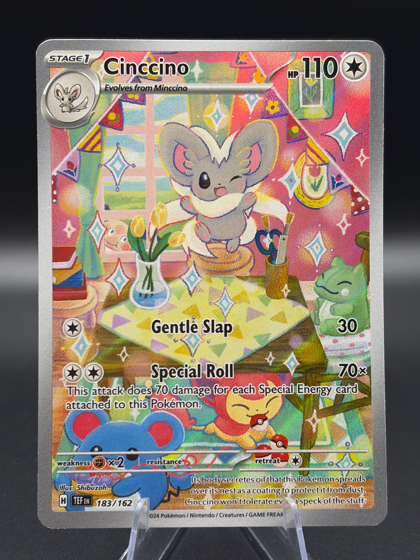 Pokémon TCG: 2024 Cinccino 183/162 SV: Temporal Forces
