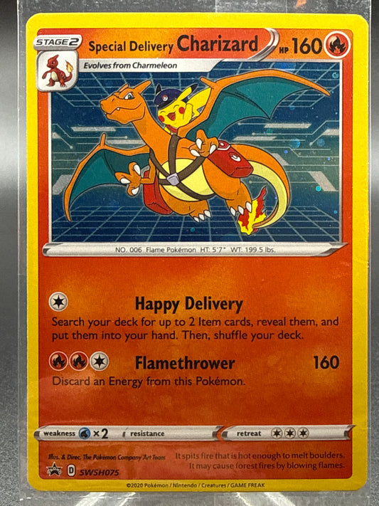 Pokémon TCG: 2020 Special Delivery Charizard SWSH075 SWSH: Sword & Shield Promo Sealed