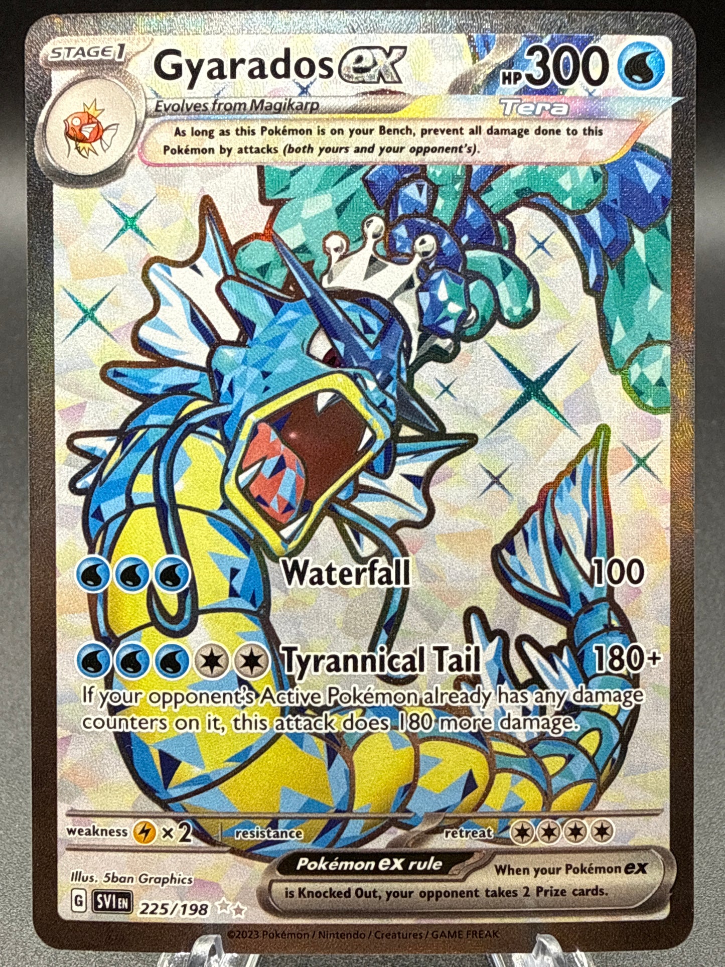 Pokémon TCG: 2023 Gyarados ex - 225/198 - SV: Scarlet & Violet Base Set