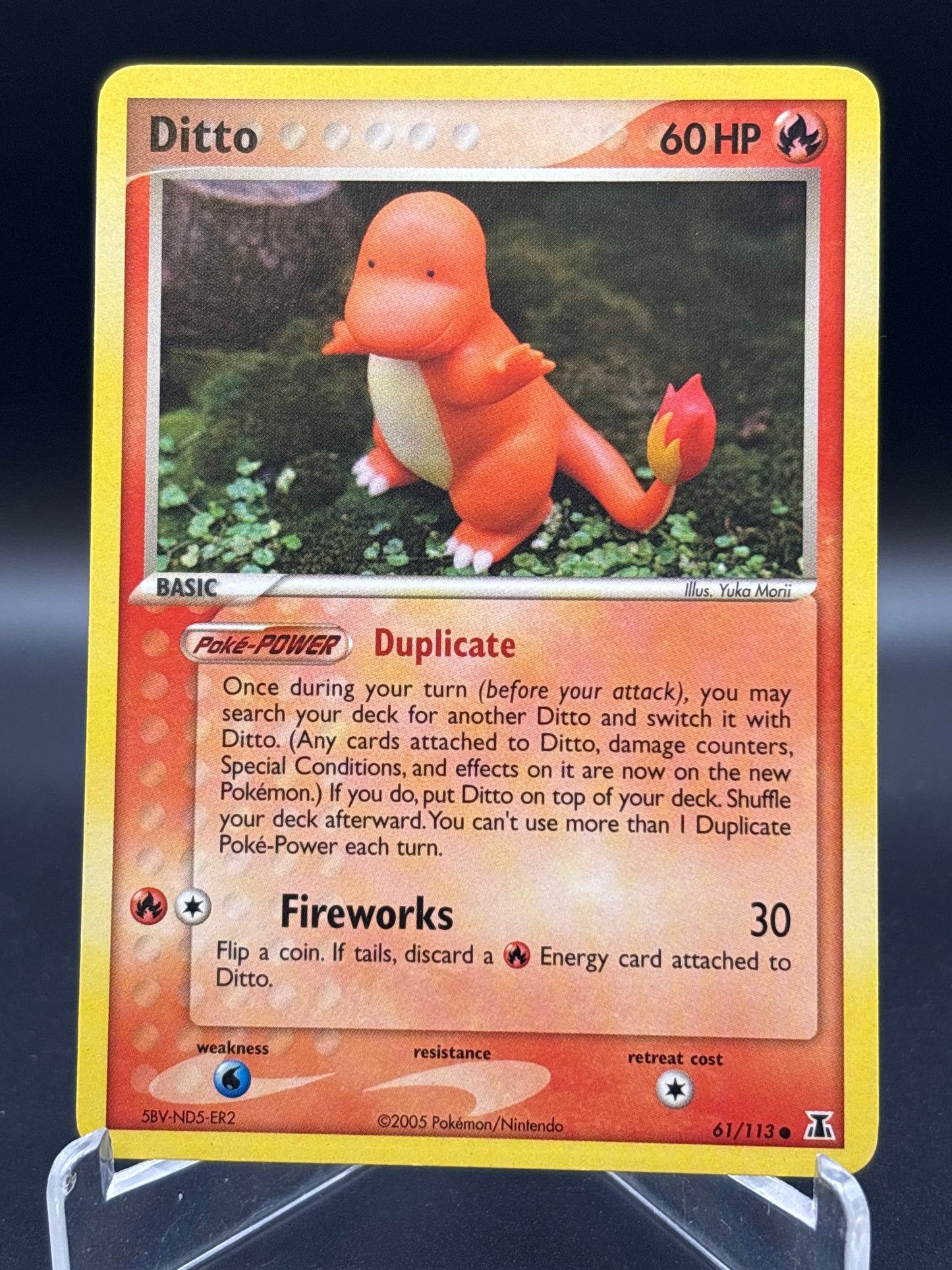 Pokémon TCG: 2005 - Ditto (Charmander) - 61/113 - EX Delta Species