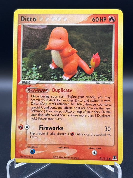 Pokémon TCG: 2005 - Ditto (Charmander) - 61/113 - EX Delta Species