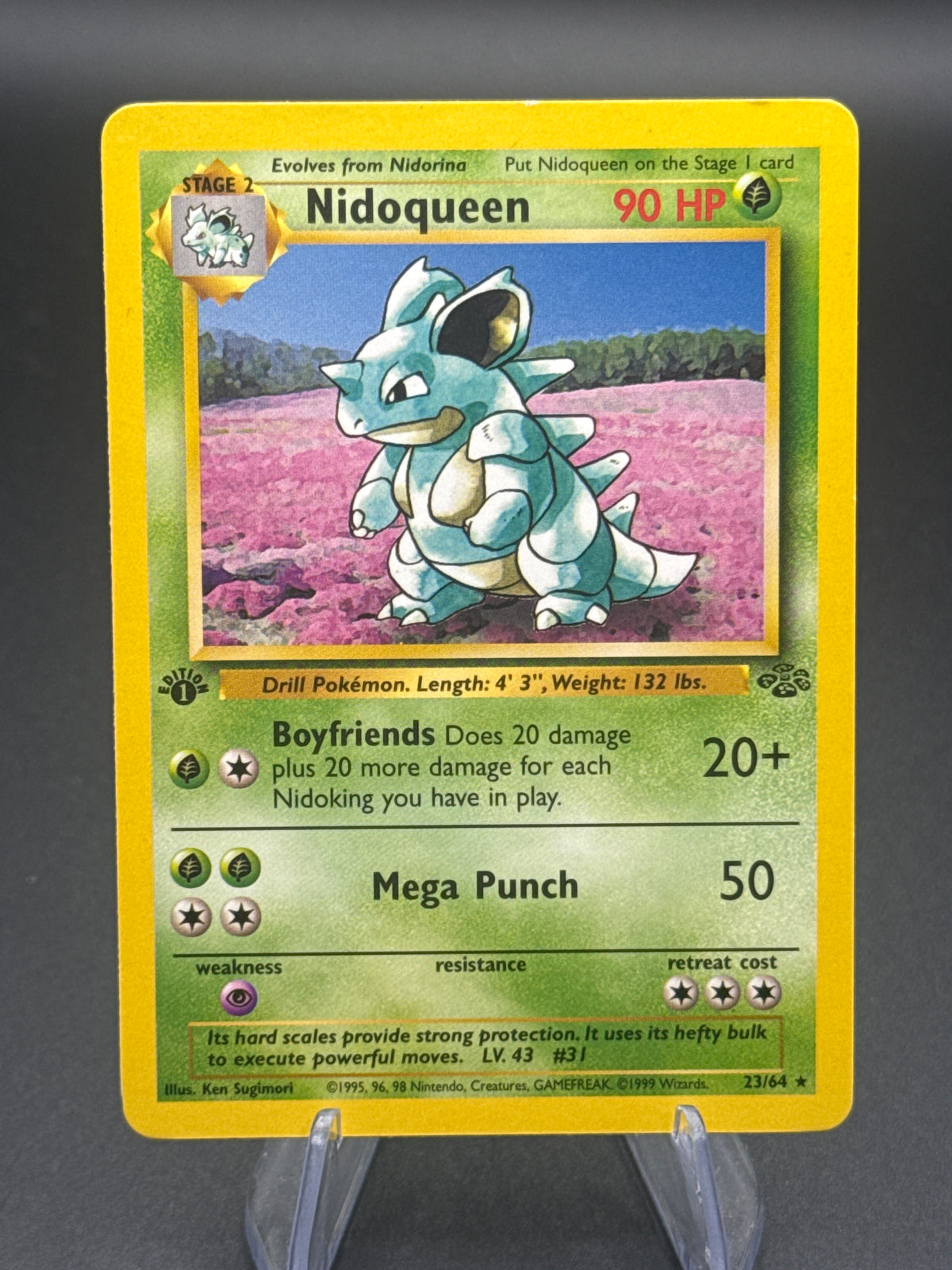 Pokémon TCG: 1999 1st Edition Nidoqueen 23/64 - Jungle