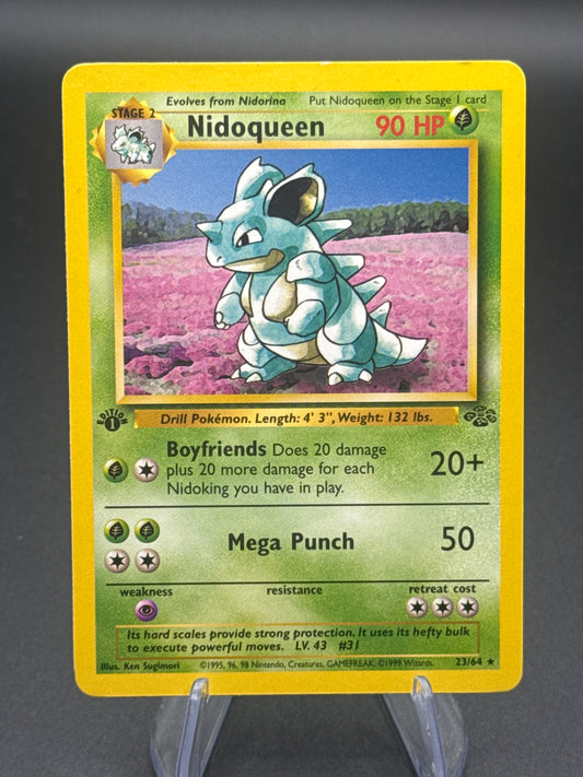 Pokémon TCG: 1999 1st Edition Nidoqueen 23/64 - Jungle