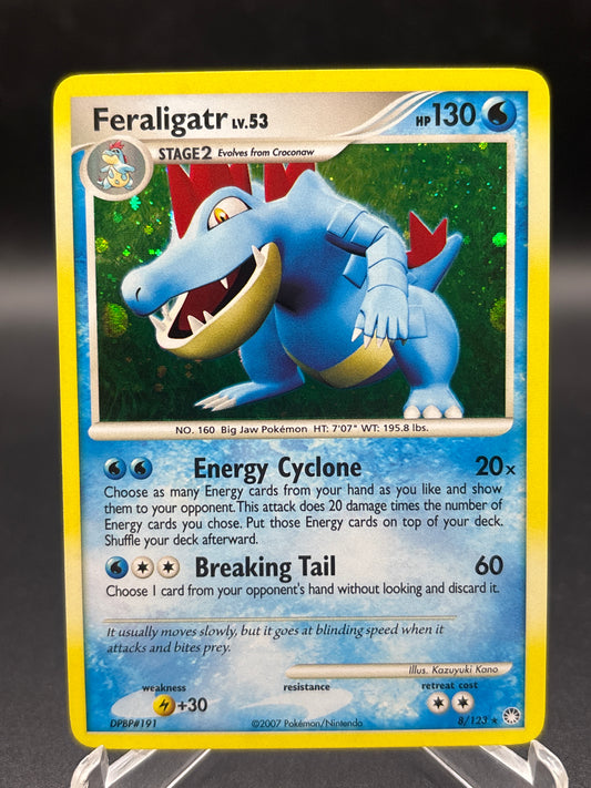 Pokémon TCG: 2007 Feraligatr 8/123 - Mysterious Treasures Holo