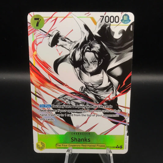 One Piece TCG: Shanks (Parallel) - Ultra Deck: The Three Brothers (ST-13)
