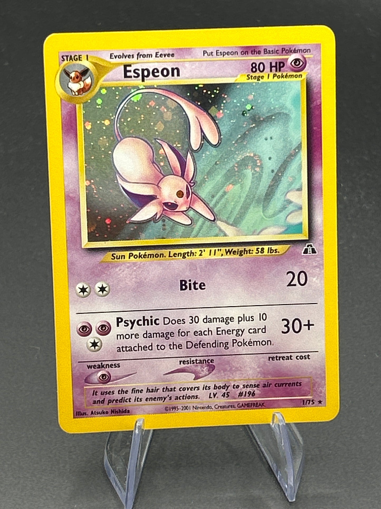 Pokémon TCG: Espeon  1/75 - Neo Discovery