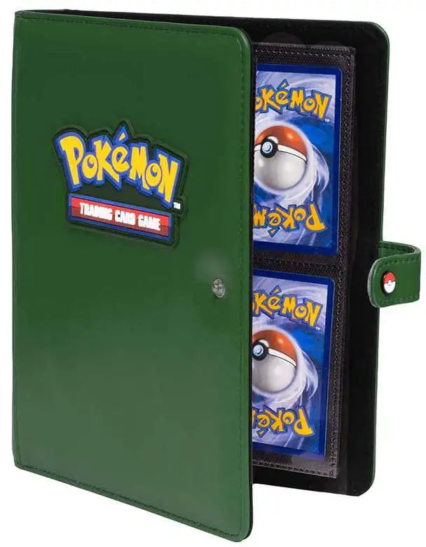 Ultra Pro: Pokemon - Premium Green 4-Pocket Snap Binder