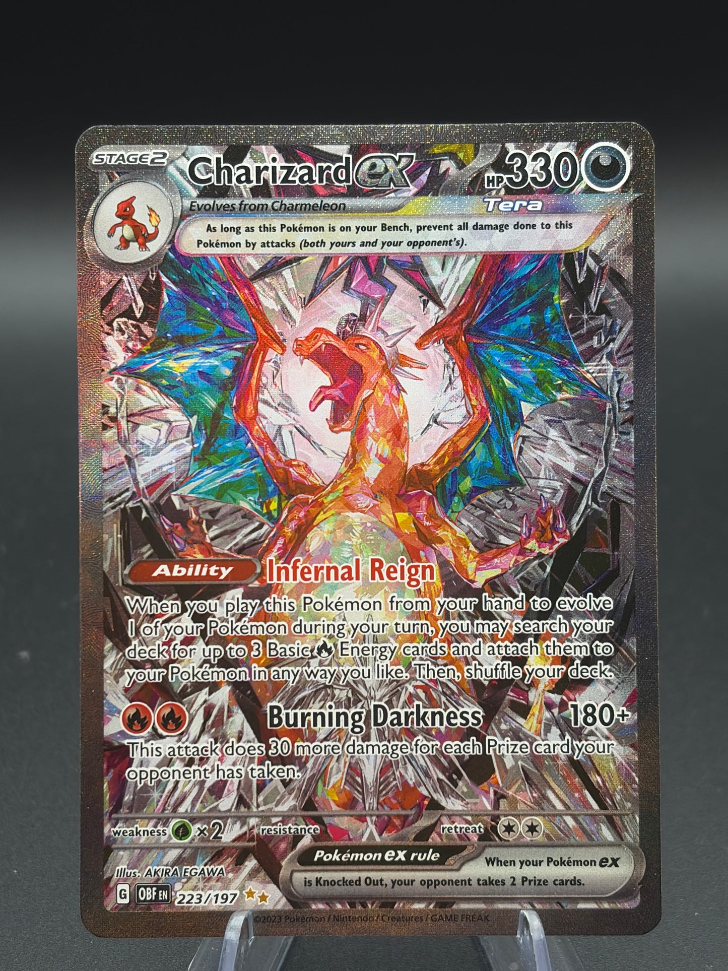 Pokémon TCG: 2023 Charizard ex - 223/197 - SV03: Obsidian Flames