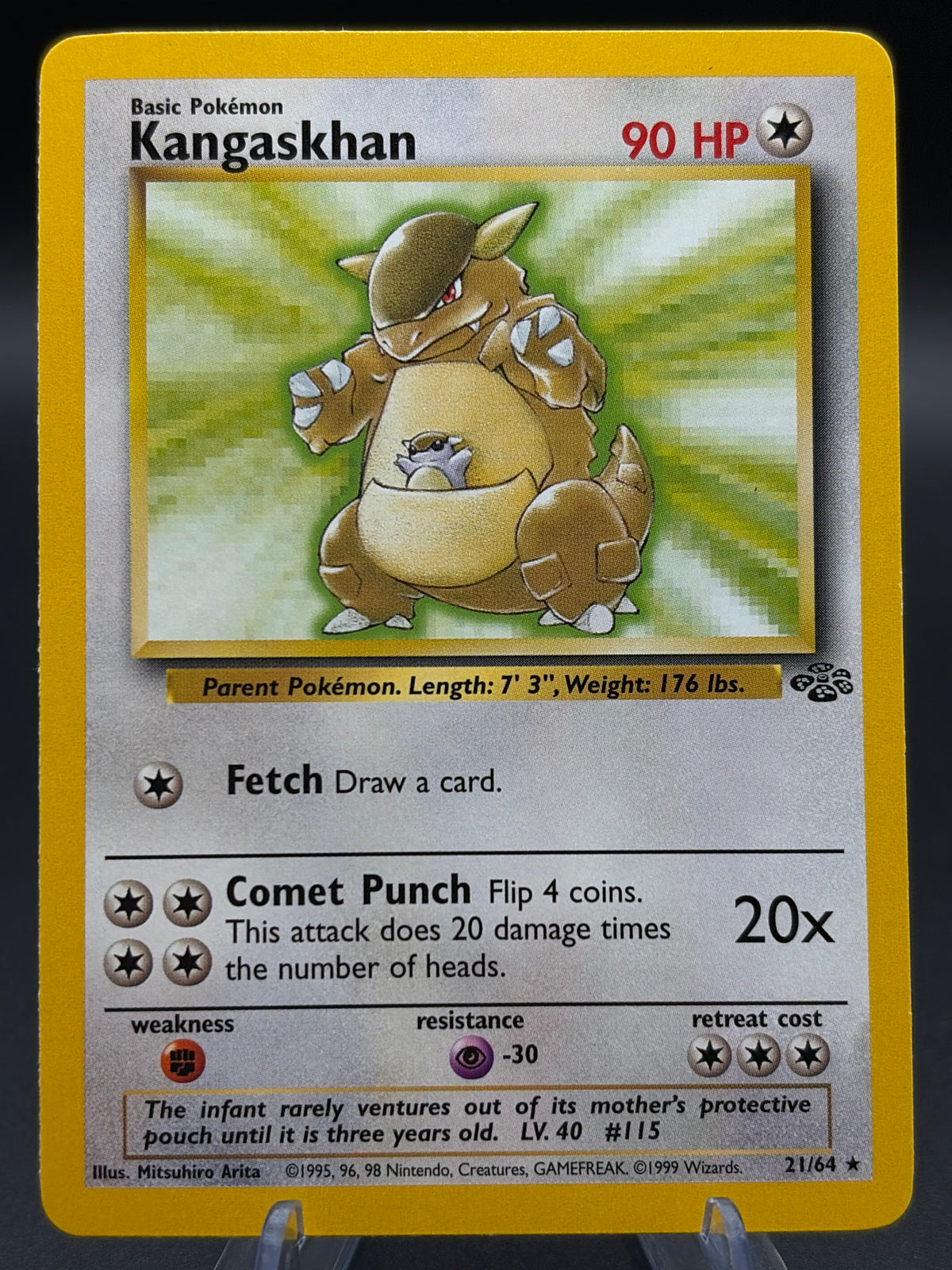 Pokémon TCG: 1999 Kangaskhan - 21/64 - Jungle