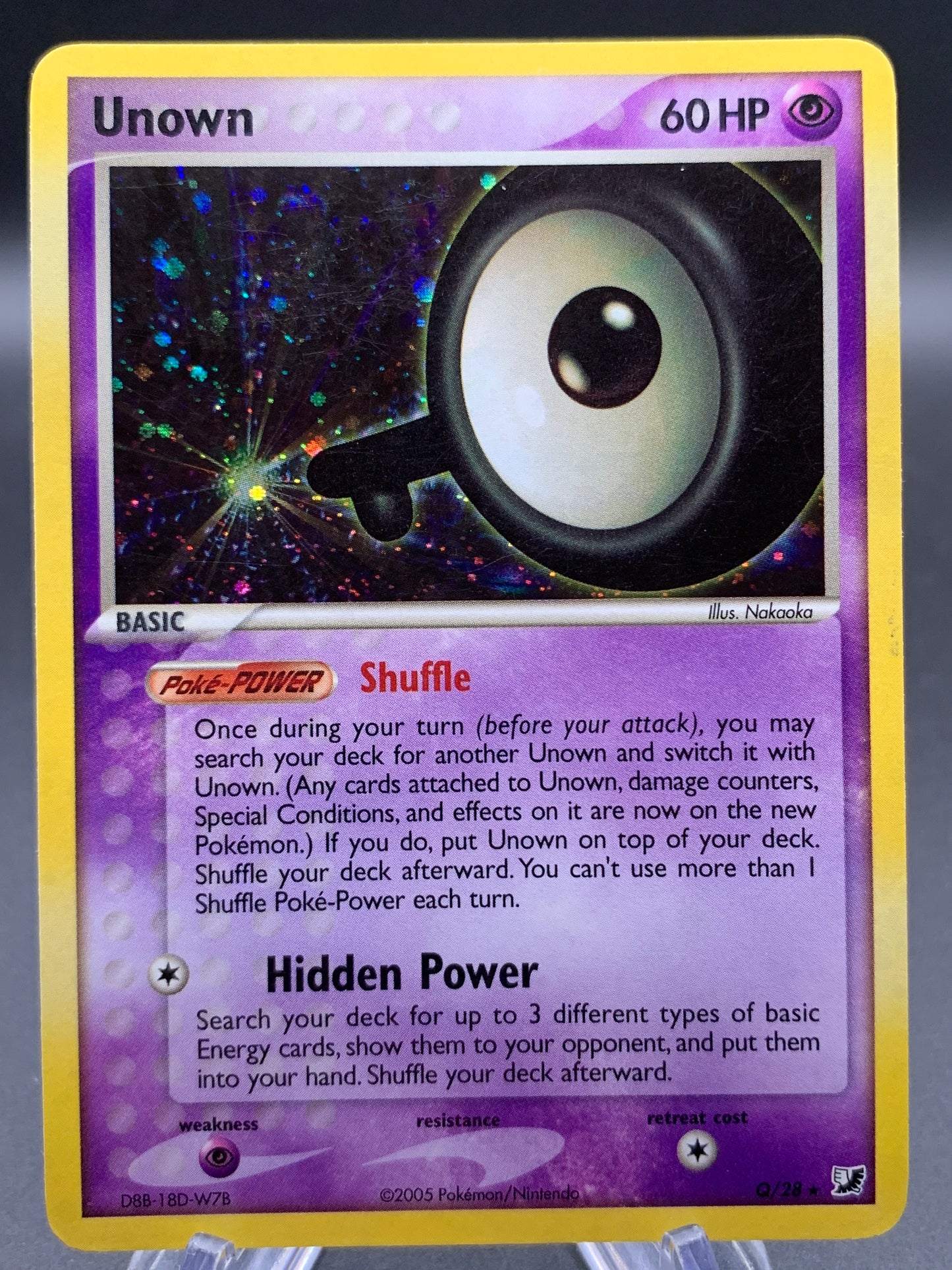 Pokémon TCG: 2005 Unown - Q/28 - Unseen Forces